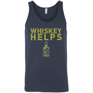 Whiskey Helps Tank Top Apparel - The Beer Lodge
