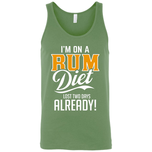 I'm On A Rum Diet Lost Two Days Already Tank Top Apparel - The Beer Lodge