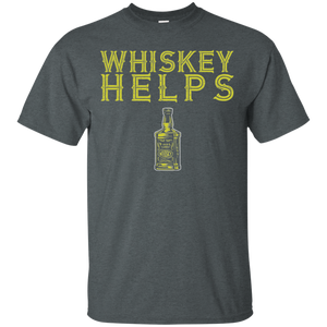 Whiskey Helps T-Shirt Apparel - The Beer Lodge