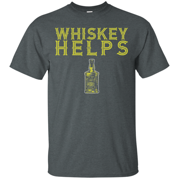 Whiskey Helps T-Shirt Apparel - The Beer Lodge