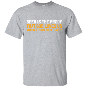 Beer Is The Proof T-Shirt Apparel - The Beer Lodge