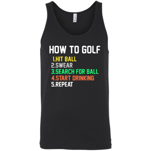 How To Golf Tank Top Apparel - The Beer Lodge