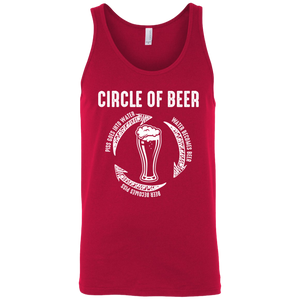 Circle Of Beer Tank Top T-Shirts - The Beer Lodge