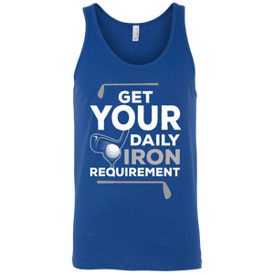 Get Your Daily Iron Requirement Tank Top Apparel - The Beer Lodge