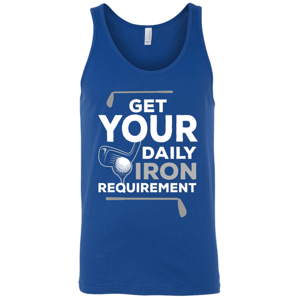 Get Your Daily Iron Requirement Tank Top Apparel - The Beer Lodge