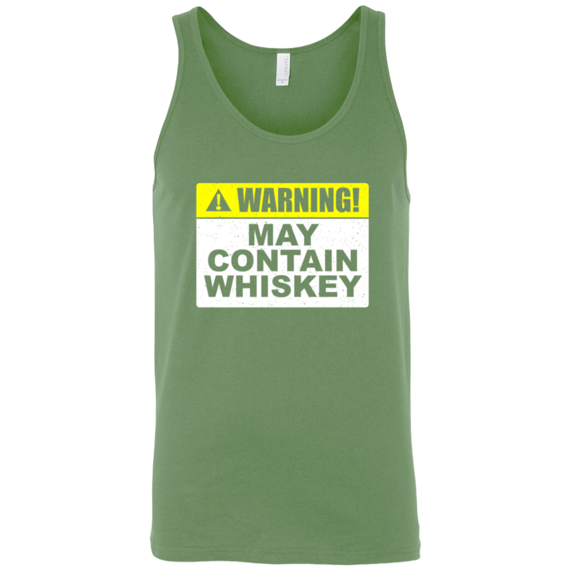 Warning May Contain Whiskey Tank Top Apparel - The Beer Lodge
