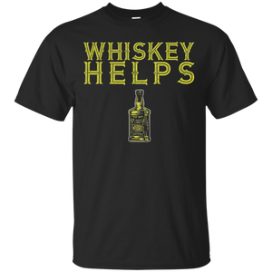 Whiskey Helps T-Shirt Apparel - The Beer Lodge