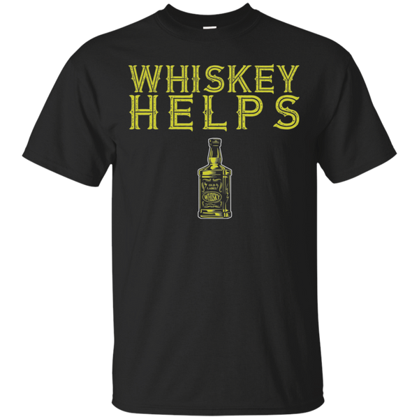 Whiskey Helps T-Shirt Apparel - The Beer Lodge