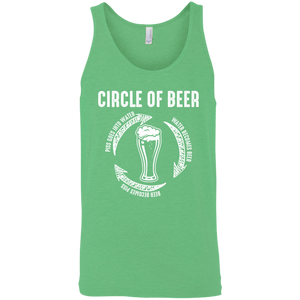 Circle Of Beer Tank Top T-Shirts - The Beer Lodge