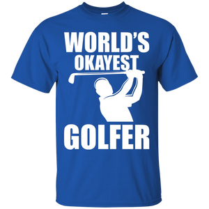 World's Okayest Golfer T-Shirt Apparel - The Beer Lodge