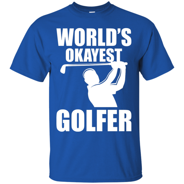 World's Okayest Golfer T-Shirt Apparel - The Beer Lodge