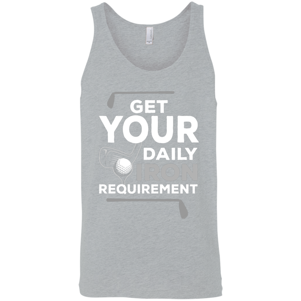 Get Your Daily Iron Requirement Tank Top Apparel - The Beer Lodge