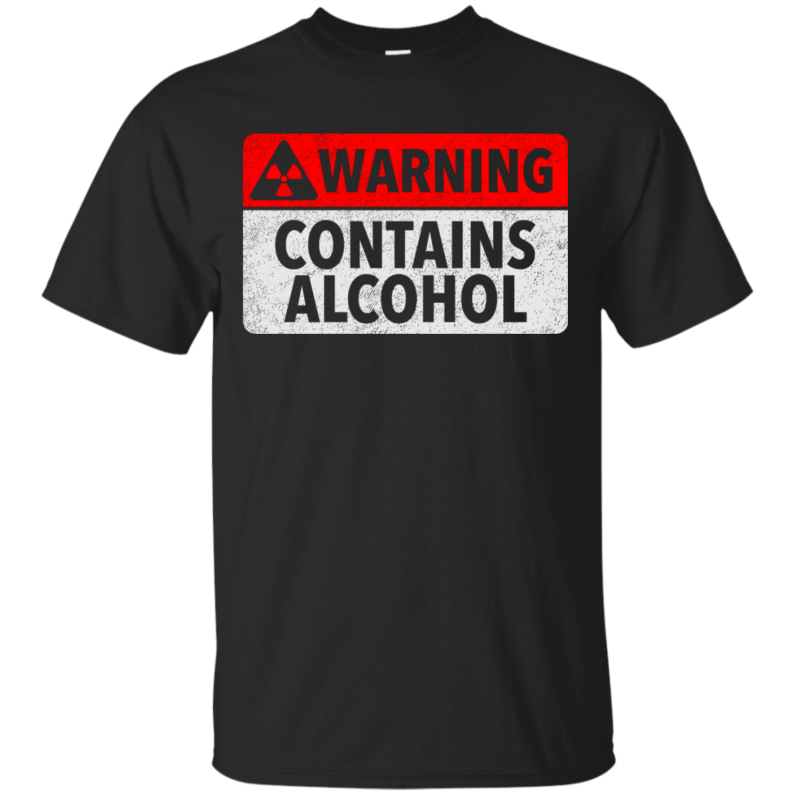 Warning Contains Alcohol T-Shirt Apparel - The Beer Lodge