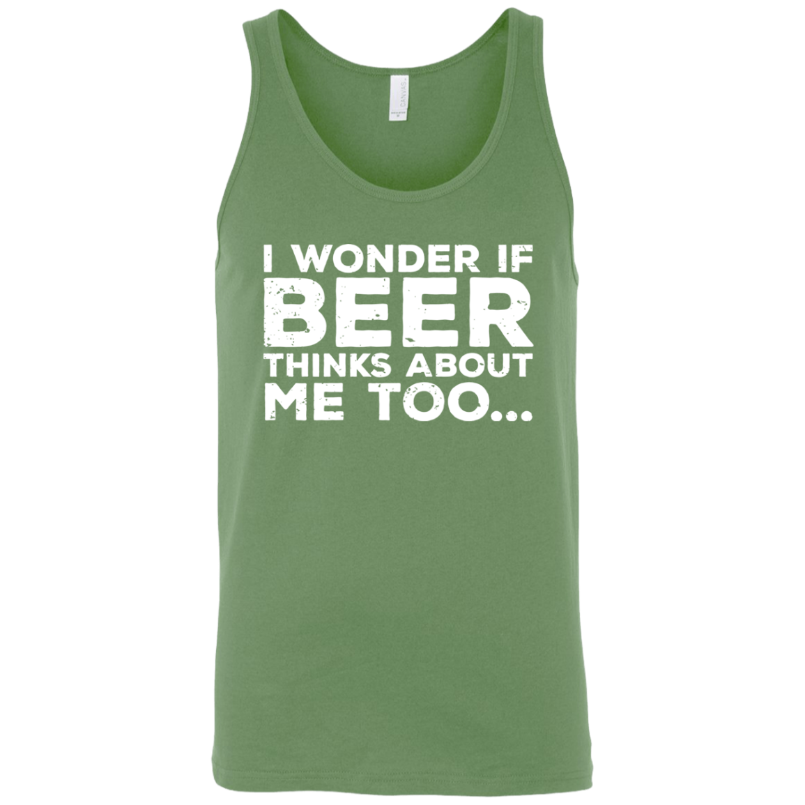 I Wonder If Beer Thinks About Me Too Tank Top T-Shirts - The Beer Lodge