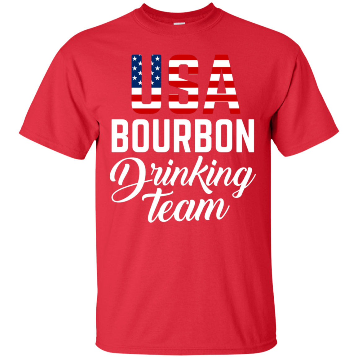 USA Bourbon Drinking Team T-Shirt Apparel - The Beer Lodge