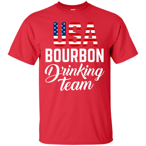 USA Bourbon Drinking Team T-Shirt Apparel - The Beer Lodge
