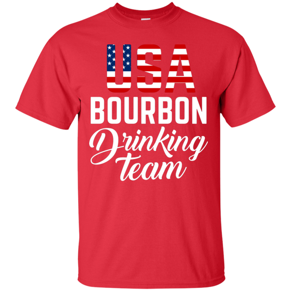 USA Bourbon Drinking Team T-Shirt Apparel - The Beer Lodge