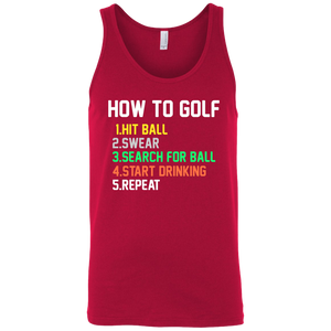How To Golf Tank Top Apparel - The Beer Lodge