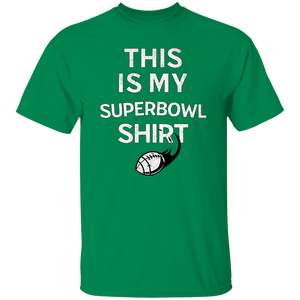 This Is My Superbowl Shirt Red & Green T-Shirt