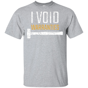 I Void Warranties T-Shirt Apparel - The Beer Lodge