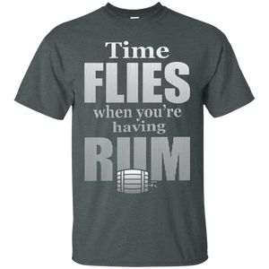 Time Flies When You're Having Rum T-Shirt Apparel - The Beer Lodge
