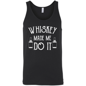 Whiskey Made Me Do It Tank Top Apparel - The Beer Lodge