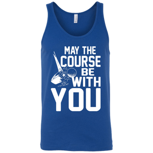 May The Course Be With you Tank Top Apparel - The Beer Lodge