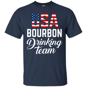 USA Bourbon Drinking Team T-Shirt Apparel - The Beer Lodge
