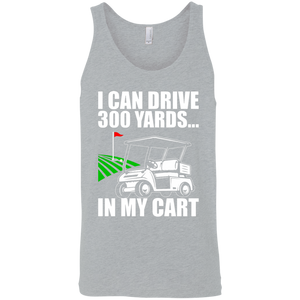 I Can Drive 300 Yards In My Cart Tank Top Apparel - The Beer Lodge