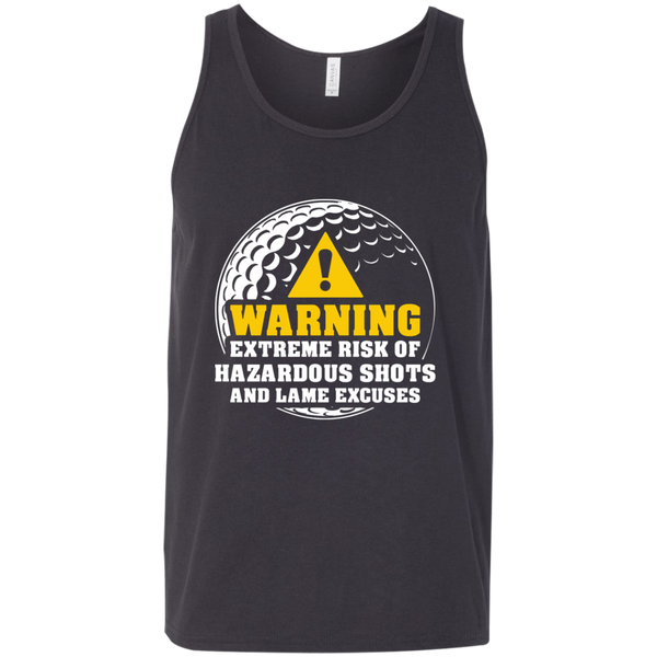 Warning Extreme Risk Of Hazardous Shots And Lame Excuses Tank Top Apparel - The Beer Lodge