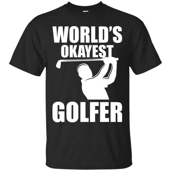 World's Okayest Golfer T-Shirt Apparel - The Beer Lodge