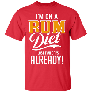 I'm On A Rum Diet T-Shirt Apparel - The Beer Lodge