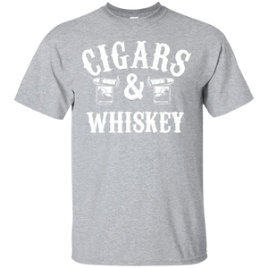 Cigars And Whiskey T-Shirt Apparel - The Beer Lodge