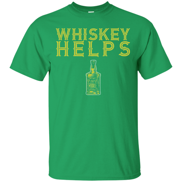 Whiskey Helps T-Shirt Apparel - The Beer Lodge