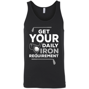 Get Your Daily Iron Requirement Tank Top Apparel - The Beer Lodge