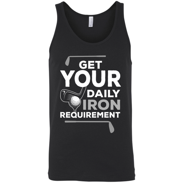 Get Your Daily Iron Requirement Tank Top Apparel - The Beer Lodge