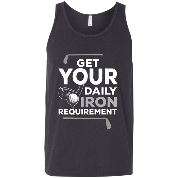 Get Your Daily Iron Requirement Tank Top Apparel - The Beer Lodge