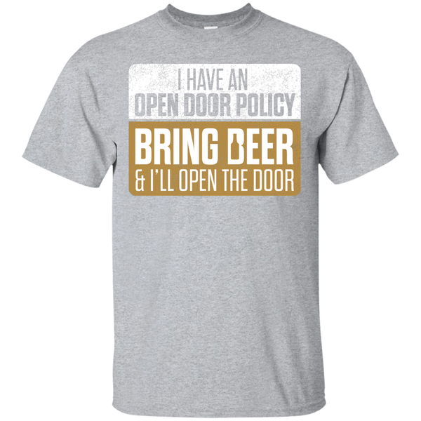 I Have An Open Door Policy T-Shirt Apparel - The Beer Lodge