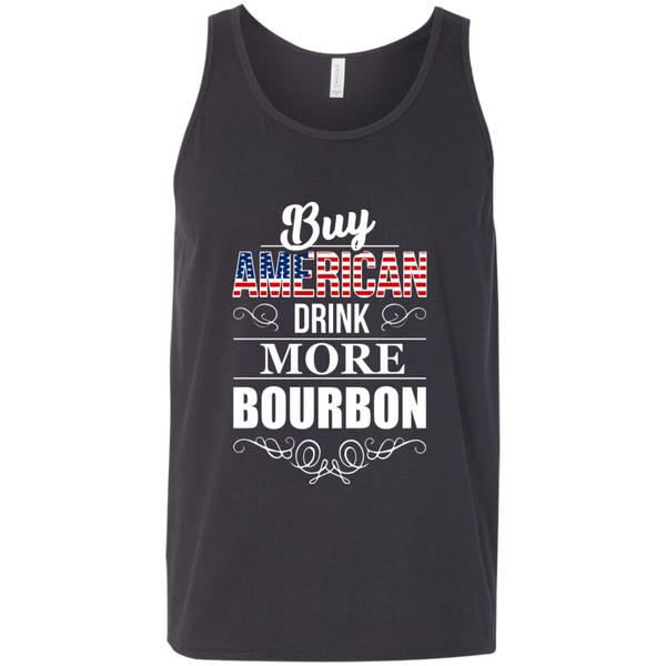 Buy American Drink More Bourbon Tank Top Apparel - The Beer Lodge