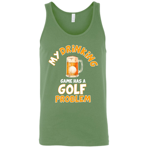 My Drinking Game Has A Golf Problem Tank Top Apparel - The Beer Lodge