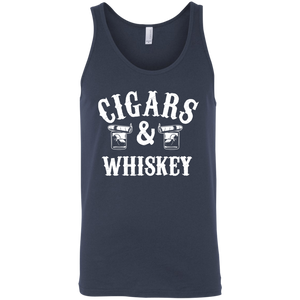 Cigars And Whiskey Tank Top Apparel - The Beer Lodge