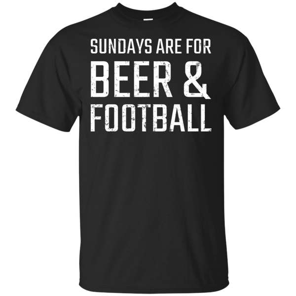 Sundays Are For Beer & Football T-Shirt Apparel - The Beer Lodge