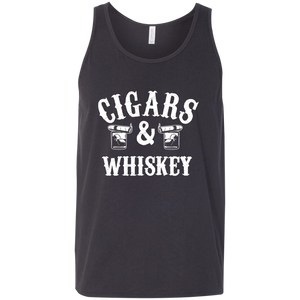 Cigars And Whiskey Tank Top Apparel - The Beer Lodge