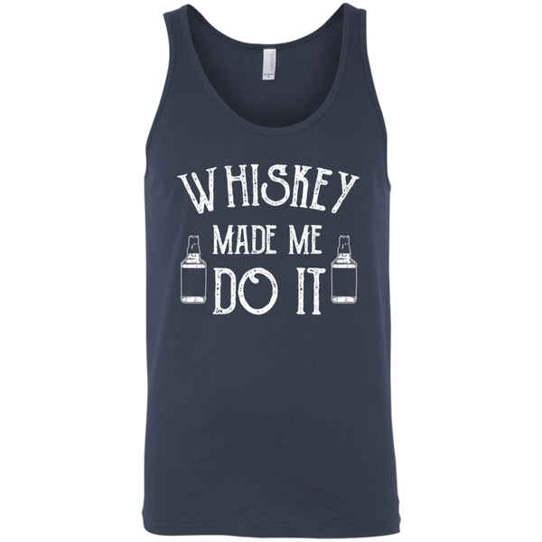 Whiskey Made Me Do It Tank Top Apparel - The Beer Lodge