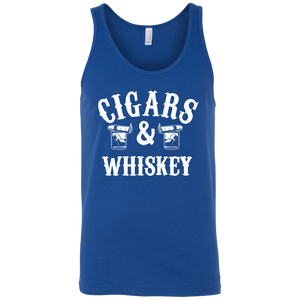 Cigars And Whiskey Tank Top Apparel - The Beer Lodge
