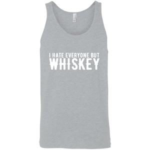 I Hate Everyone But Whiskey Tank Top Apparel - The Beer Lodge