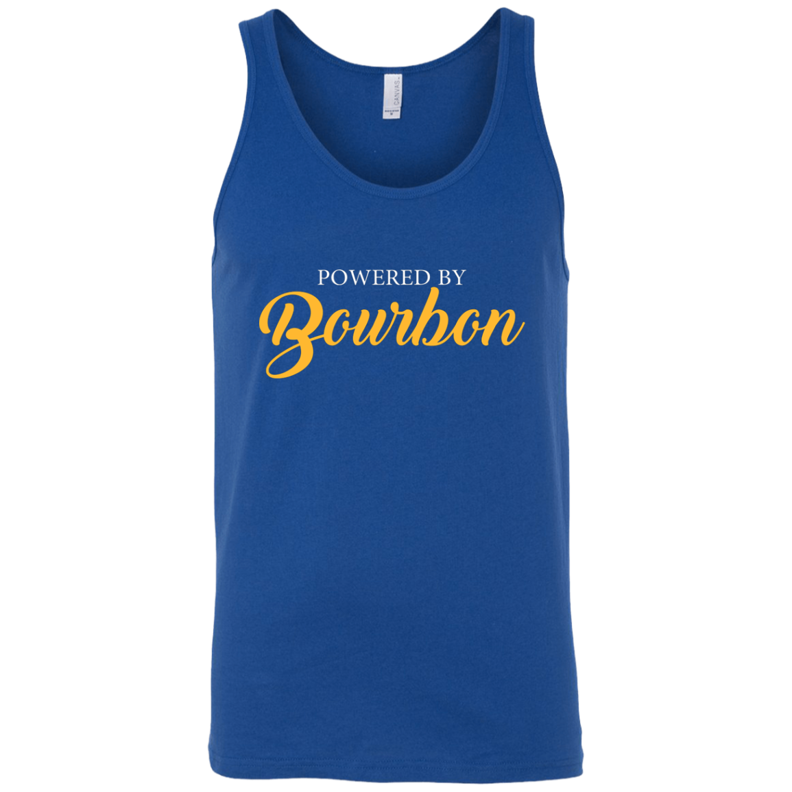 Powered By Bourbon Tank Top Apparel - The Beer Lodge