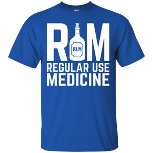RUM Regular Use Medicine T-Shirt Apparel - The Beer Lodge