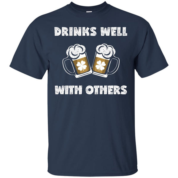 Drinks Well With Others T-Shirt Apparel - The Beer Lodge