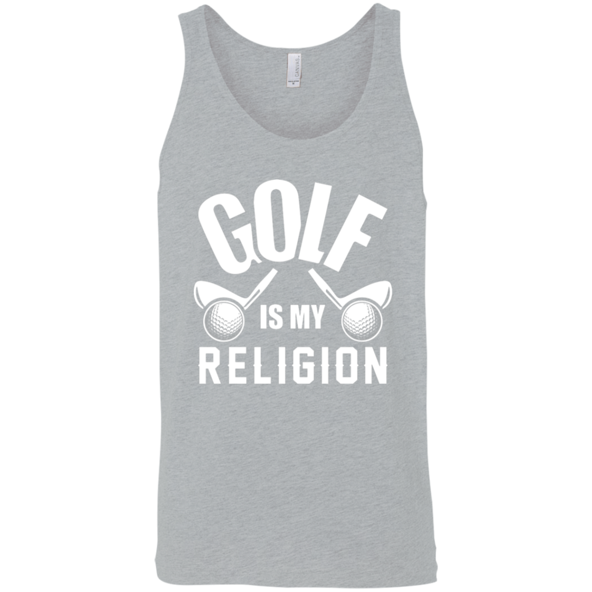 Golf Is my Religion Tank Top Apparel - The Beer Lodge